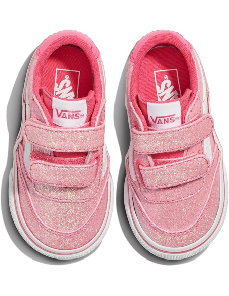 VANS BROOKLYN LS V GLITTER CANDIED PINK