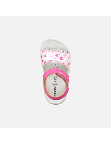 SANDALETTO LIGHTFLOPPY BIMBA FUCHSIA-WHITE