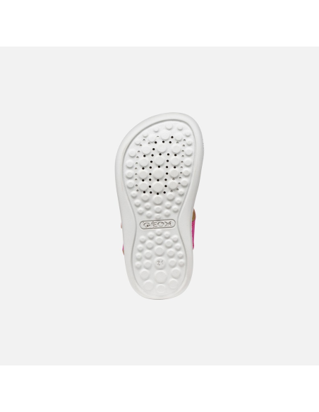 SANDALETTO LIGHTFLOPPY BIMBA FUCHSIA-WHITE