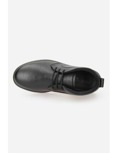 POLACCHINO IN PELLE DA UOMO NERO