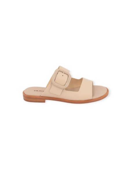 CIABATTE IN PELLE DA DONNA BEIGE