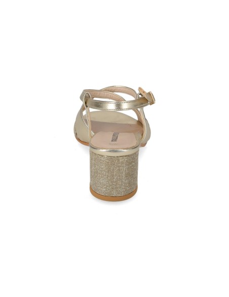 SANDALI DA DONNA CON TACCO BASSO