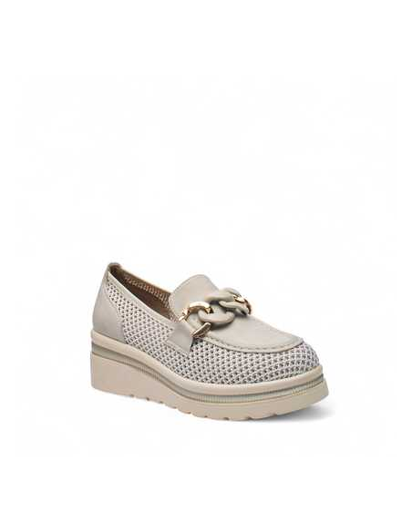 MOCASSINO DONNA BEIGE