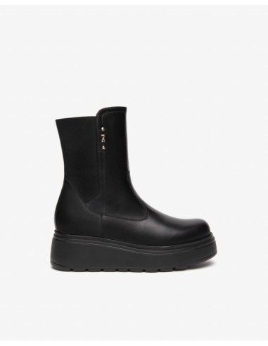 STIVALETTO ELASTICO PELLE -