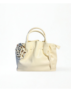 BORSETTA A TRACOLLA AVORIO