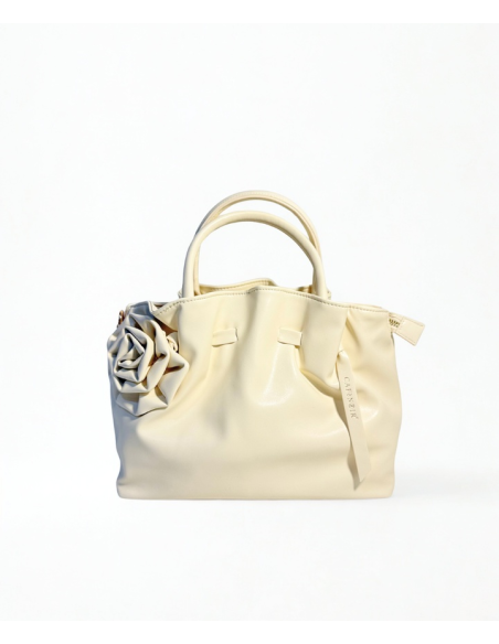 BORSETTA A TRACOLLA AVORIO