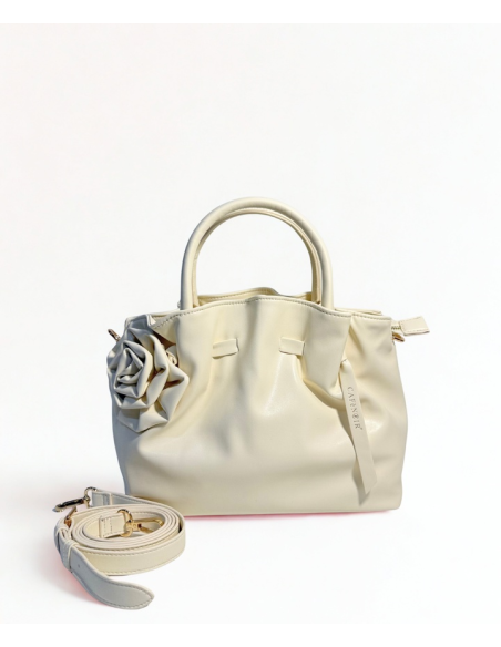 BORSETTA A TRACOLLA AVORIO