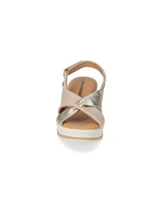 SANDALI CON ZEPPA DA DONNA BEIGE 2