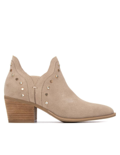 STIVALETTO CAMOSCIO BEIGE