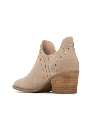 STIVALETTO CAMOSCIO BEIGE