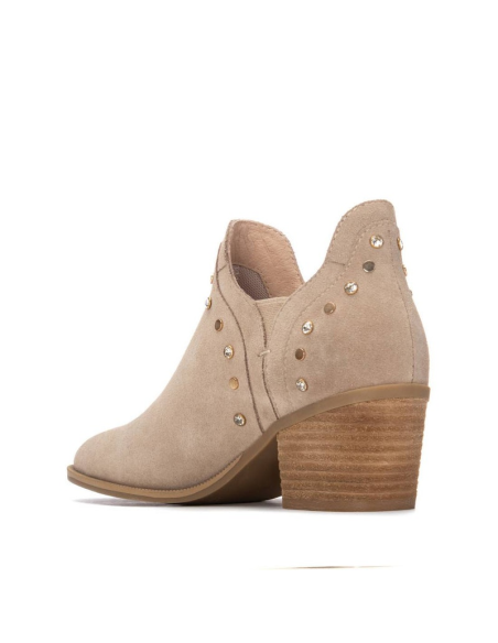 STIVALETTO CAMOSCIO BEIGE