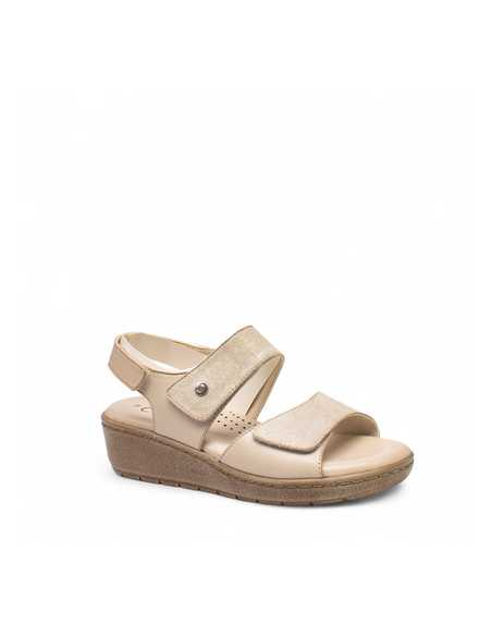 SANDALO PELLE SOFT VELCRO