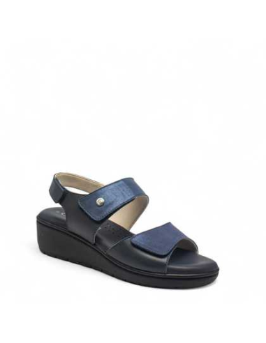 SANDALO PELLE SOFT VELCRO