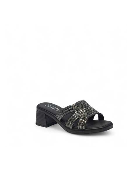 CIABATTA GIOIELLO TACCO MEDIO