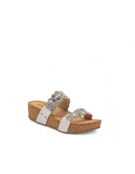 CIABATTA PIETRE COLORATE BIANCO