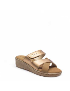 CIABATTA IN PELLE VELCRO