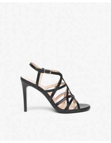 SANDALO INTRECCIATO TACCO