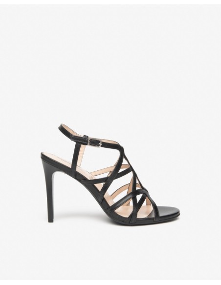 SANDALO INTRECCIATO TACCO