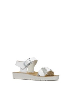 SANDALETTO COSTAREI BIMBA WHITE SILVER 2