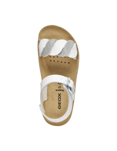 SANDALETTO COSTAREI BIMBA WHITE SILVER