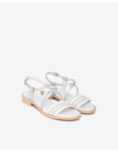 SANDALO BASSO PERLINE