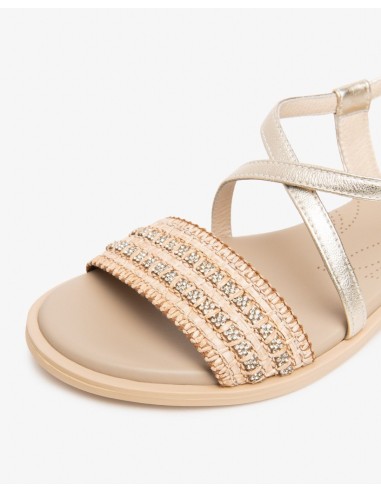 SANDALO BASSO PERLINE