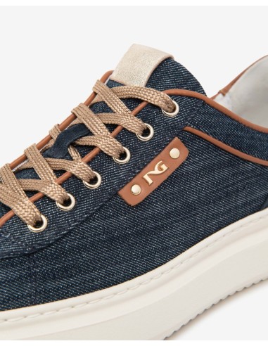 SNEAKERS JEANS PLATFORM DA DONNA