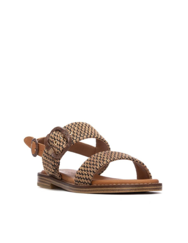 SANDALO FASCE RAFFIA