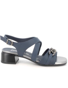 SANDALO TACCO ACCESSORIO BLU 2