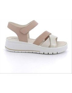 SANDALO INCROCIO TAUPE