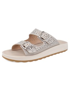 CIABATTA DA DONNA BEIGE CON STRASS 2