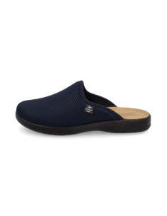 PANTOFOLE DA UOMO IN PANNO BLU