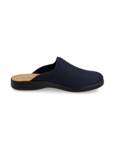 PANTOFOLE DA UOMO IN PANNO BLU