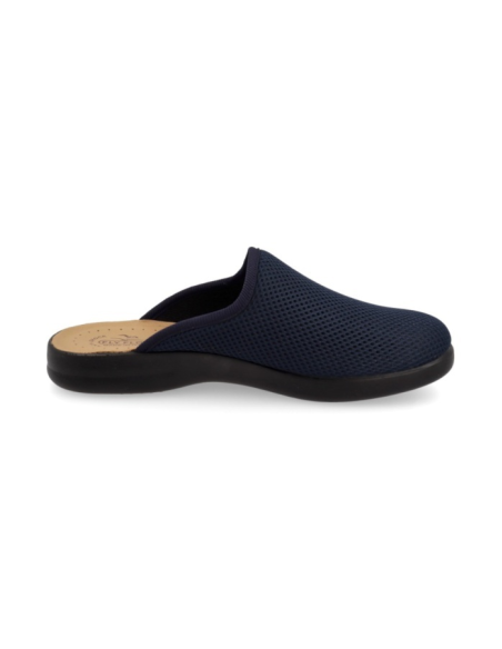 PANTOFOLE DA UOMO IN PANNO BLU
