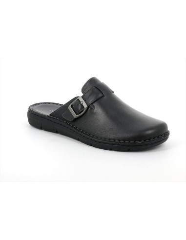 CIABATTA FIBBIA PELLE