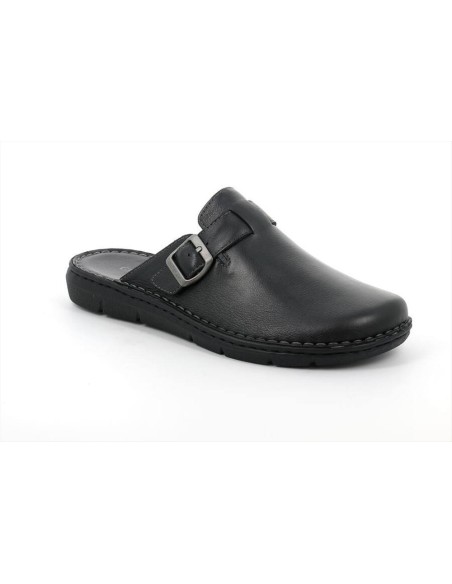 CIABATTA FIBBIA PELLE